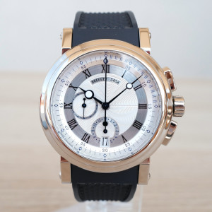 Швейцарський годинник Breguet Marine Chronograph 18K White Gold 42
