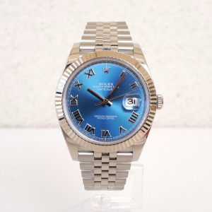 Швейцарський годинник Rolex Datejust 41 Blue Roman Dial Jubilee (2023)