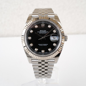 Швейцарський годинник Rolex Datejust 41 Jubilee Black Diamond Dial (2022)