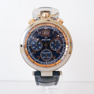 Швейцарський годинник Bovet Sportster Saguaro Chronograph Blue Dial 46