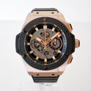 Швейцарський годинник Hublot King Power Unico Chronograph 18K Rose King Gold Carbon 48