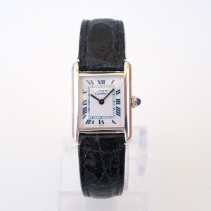 Швейцарський годинник Cartier Must Tank Ivory Roman Dial