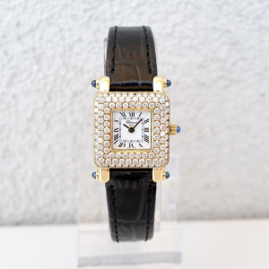 Швейцарський годинник Chopard Happy Sport 18K Yellow Gold 2ct Diamonds
